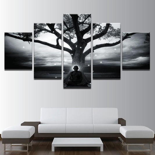 Tableau Moine Bouddhiste